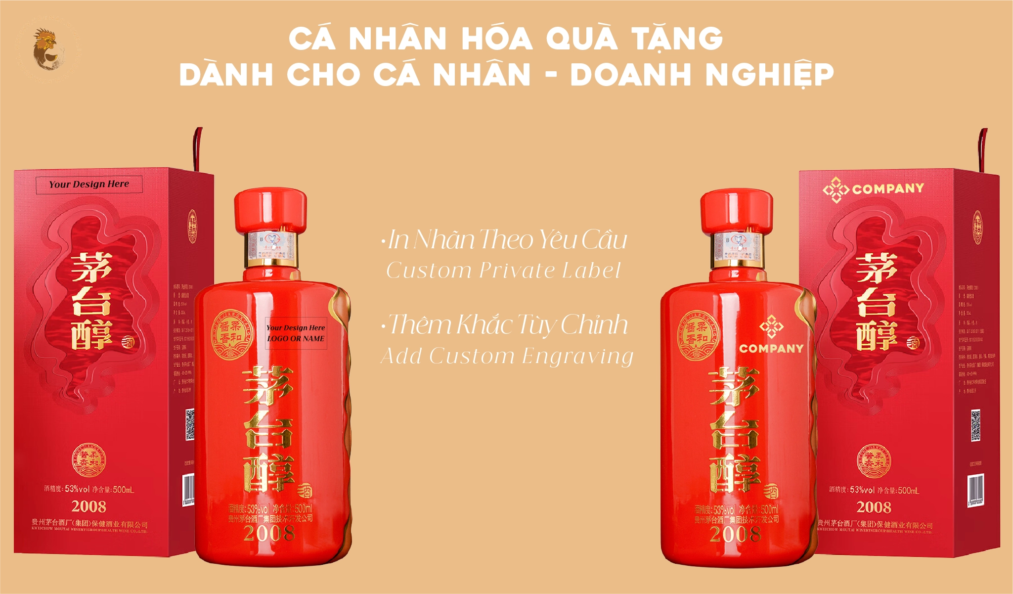 Mao Đài Khắc Tên Sáng Tạo