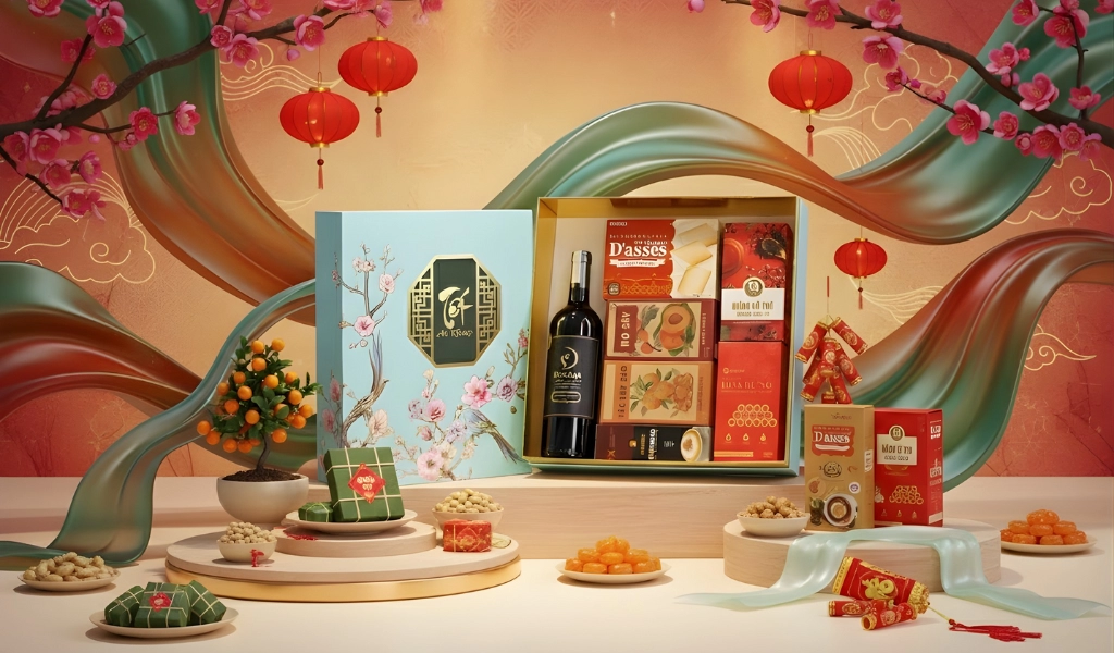 Hộp Quà Tết 2026 Set Tết An Khang 2 Thanh Lịch