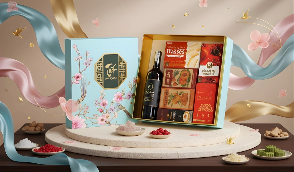Hộp Quà Tết 2026 Set Tết An Khang 2 Tươi Sáng
