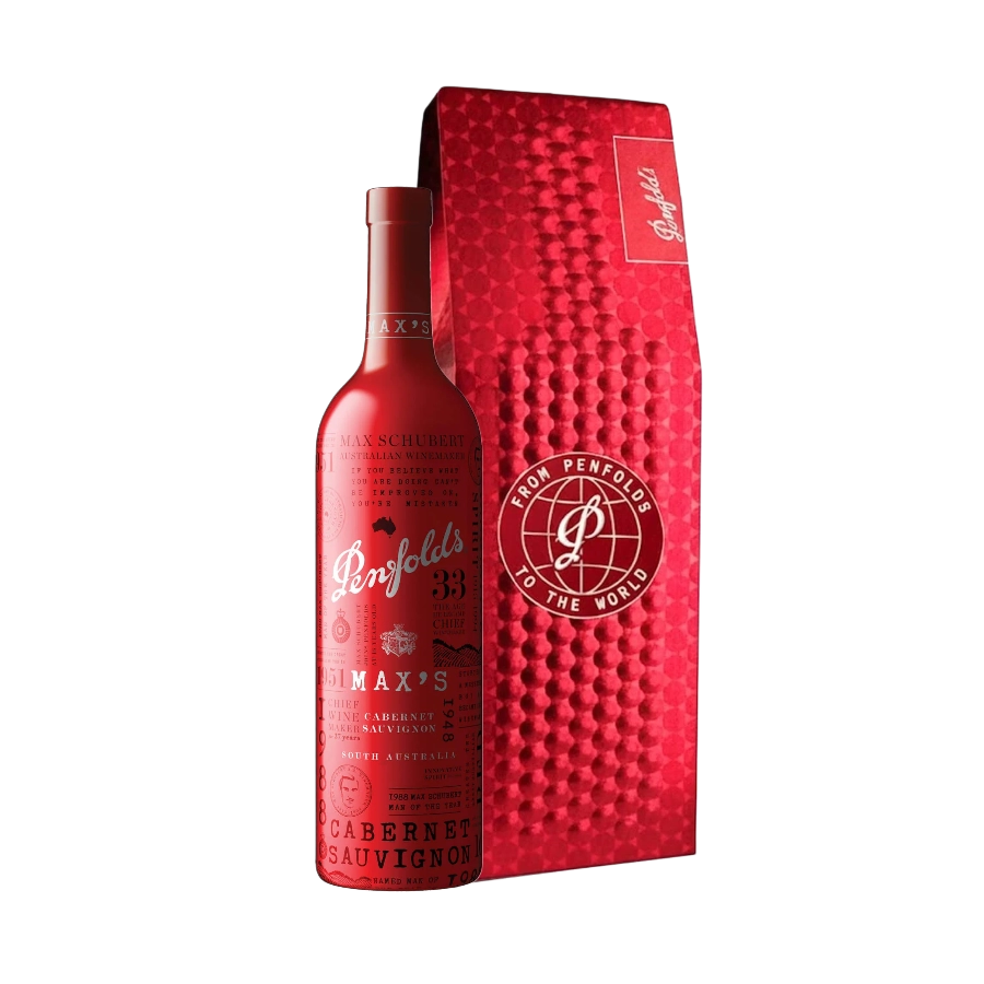 Rượu Vang Đỏ Úc Penfolds Max's Range Hộp Quà Tết 2026