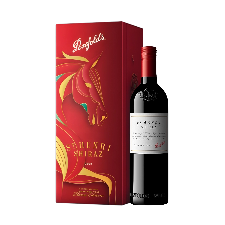 Rượu Vang Đỏ Úc Penfolds St Henri Hộp Quà Tết 2026