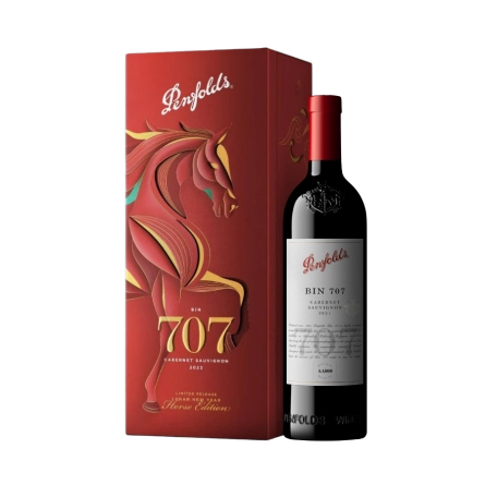 Rượu Vang Đỏ Úc Penfolds Bin 707 Hộp Quà Tết 2026