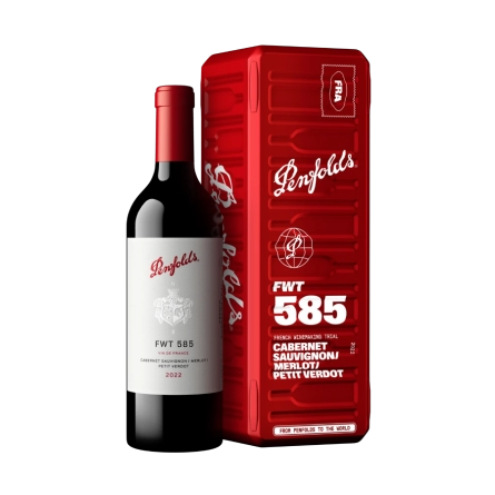 Rượu Vang Đỏ Úc Penfolds French Winemaking Trial 585 Hộp Quà Tết 2026 Hộp Thiếc