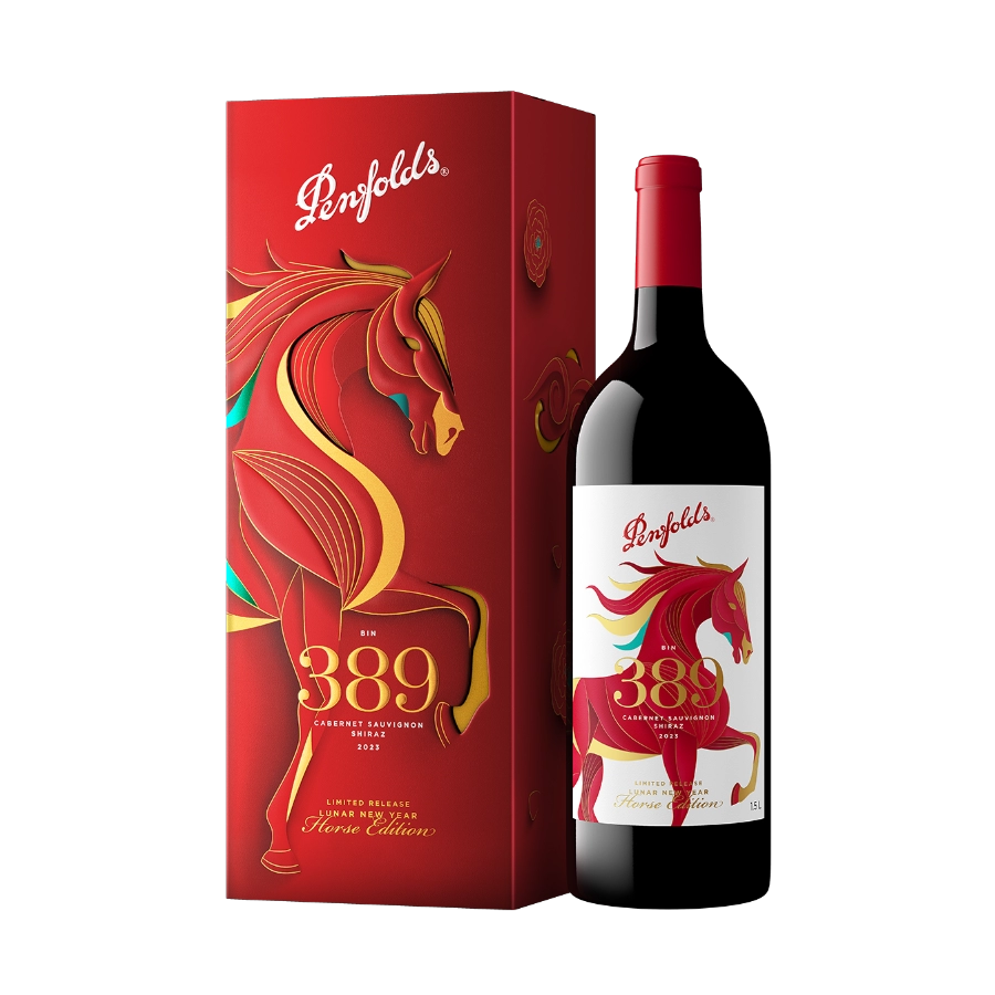 Rượu Vang Đỏ Úc Penfolds Bin 389 1.5L Hộp Quà Tết 2026