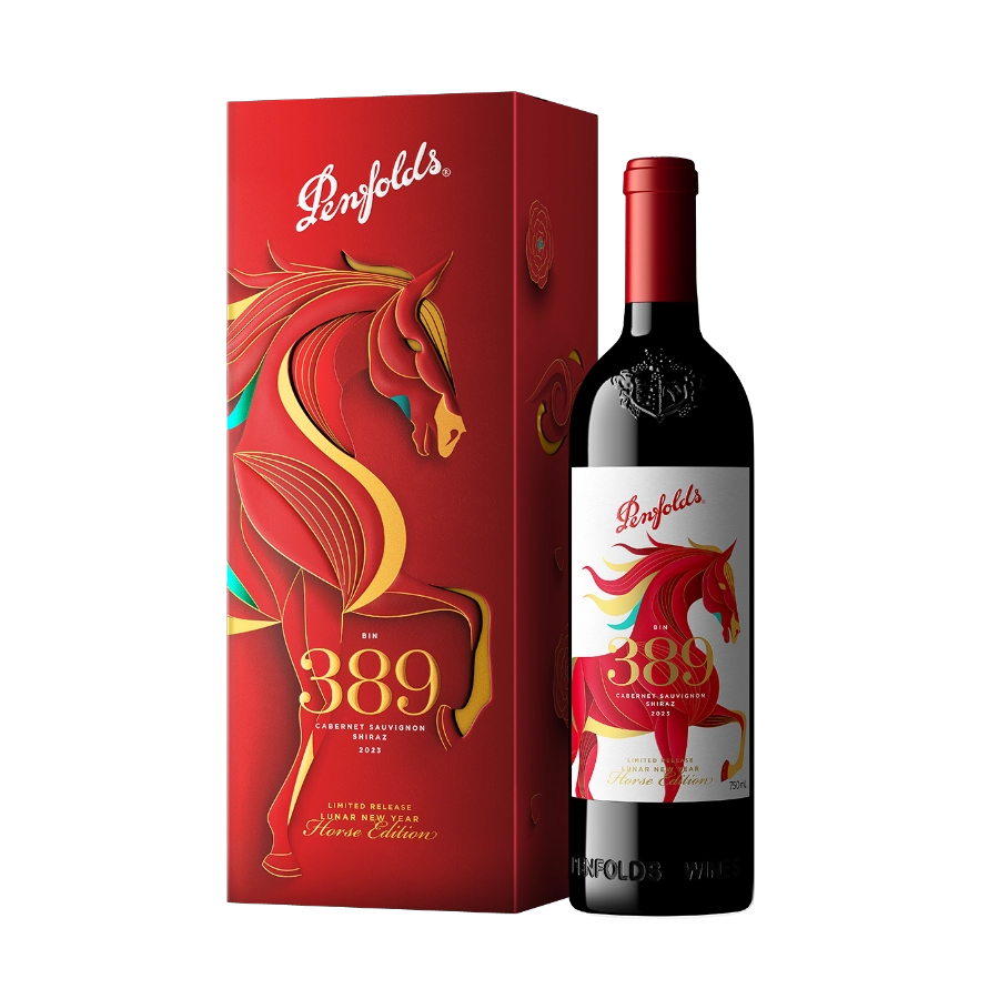 Rượu Vang Đỏ Úc Penfolds Bin 389 Hộp Quà Tết 2026