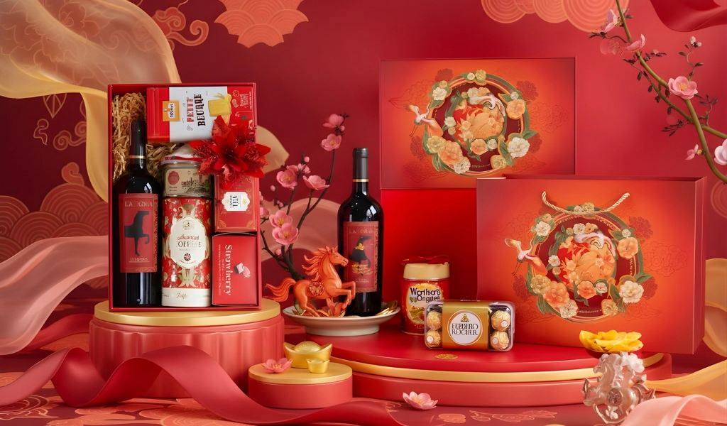 Hộp Quà Tết 2026 Set Xuân Hoa 4 An Lành