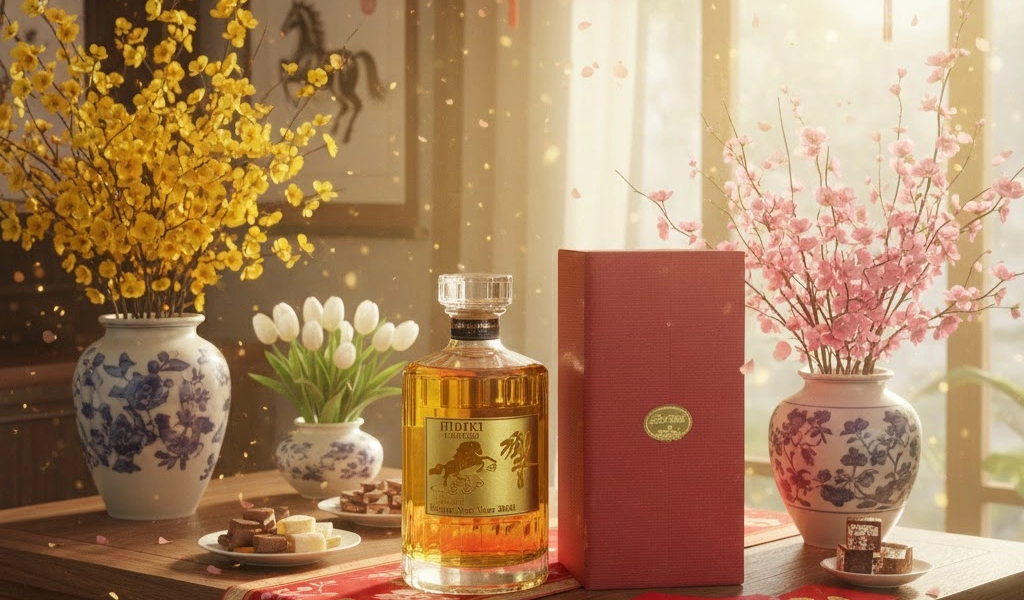 Rượu Whisky Nhật Hibiki Harmony Phiên Bản Tết Bính Ngọ 2026