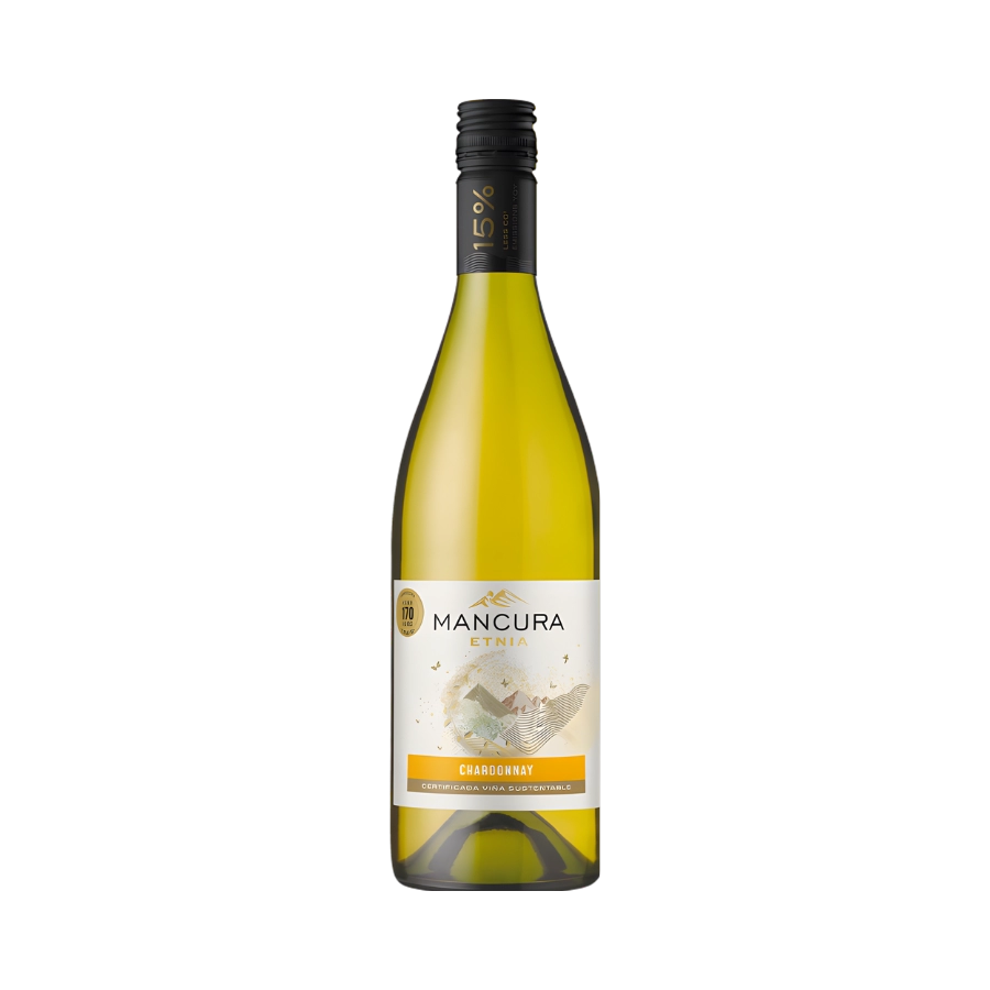 Rượu Vang Trắng Chile Mancura Etnia Chardonnay