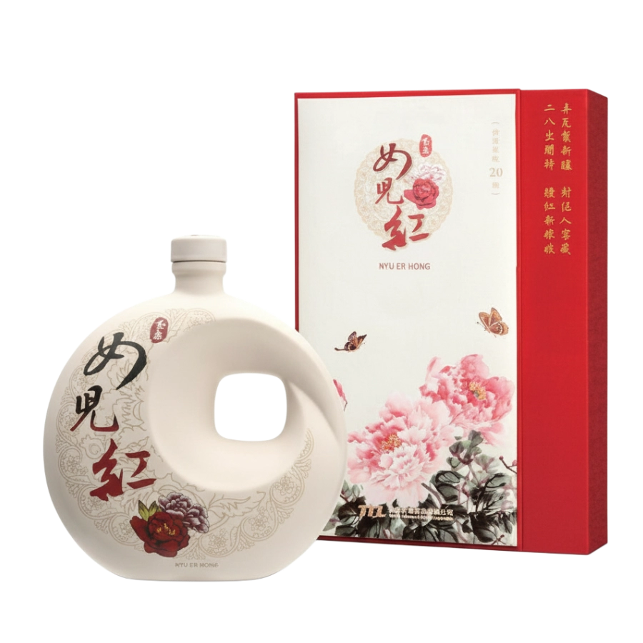 Rượu Nữ Nhi Hồng Đài Loan - Trần Niên Thiệu Hưng 20 Năm (1 Lít) / 台灣窖藏 20年 精釀陳紹 女兒紅 / Taiwan Cellar Aged 20 Year Old Nyu Er Hong