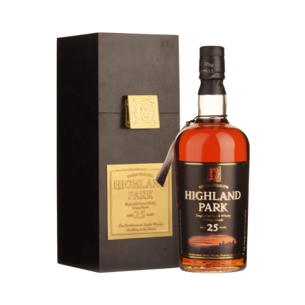 Rượu Whisky Highland Park 25 Year Old Wooden Box