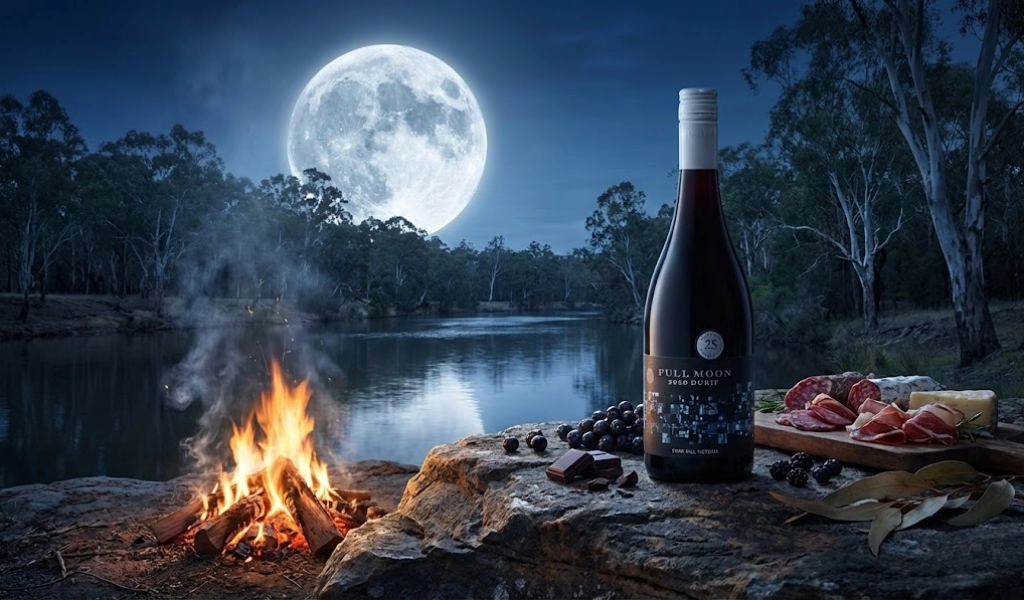 Rượu Vang Đỏ Úc Full Moon Durif 2020