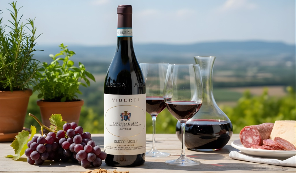 Viberti Barbera D'Alba Superiore Bricco Airoli DOC Sảng Khoái