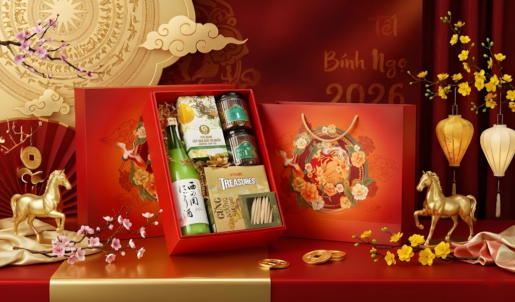 Set Quà Tết 2026 Xuân Hoa 6