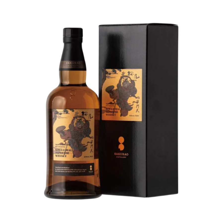 Rượu Whisky Nhật Sakurao Seven Lucky Gods Bishamonten Single Malt