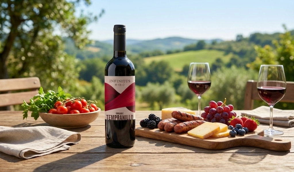 Rượu Vang Đỏ Tây Ban Nha Infinitus Organic Tempranilo
