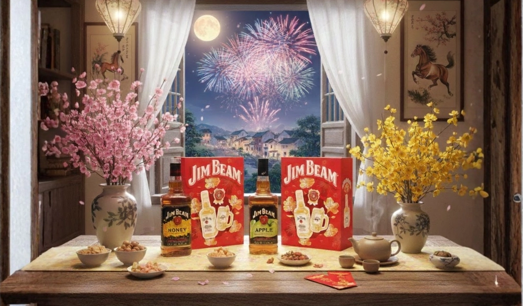 Jim Beam Hộp Quà Tết 2026 Ngọt Ngào
