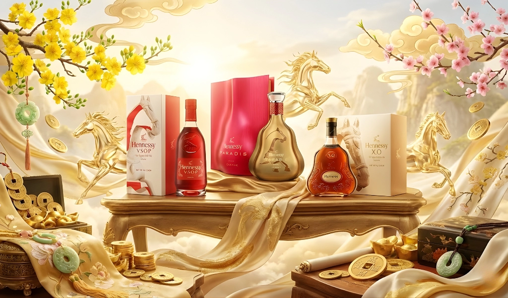 Điểm Danh Bộ Ba Hennessy Khuấy Đảo Thị Trường Quà Tết 2026