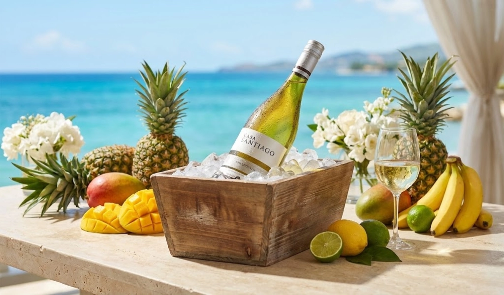 Rượu Vang Trắng Chile Casa Santiago Chardonnay