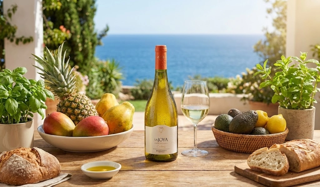 Rượu Vang Trắng Chile Bisquertt La Joya Gran Reserva Chardonnay Vegan Sustainable