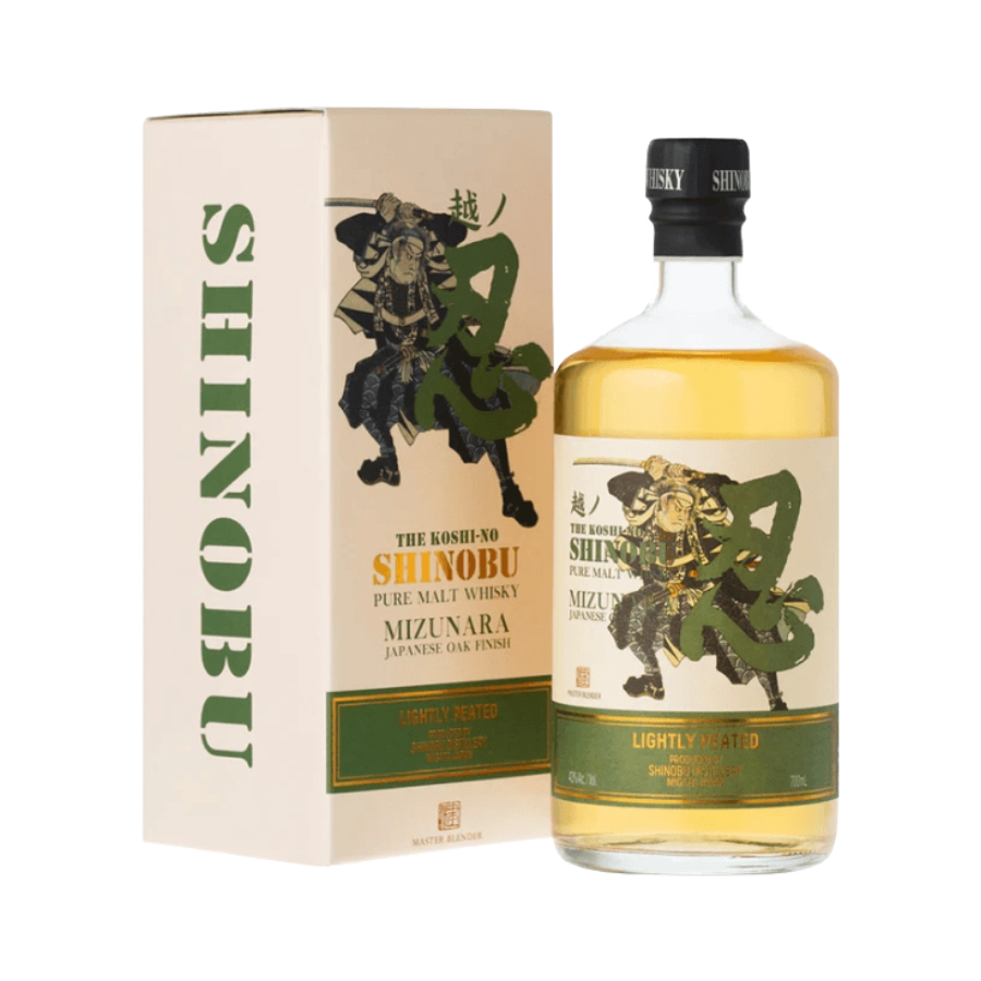 Rượu Whisky Nhật Shinobu Pure Malt Lightly Peated Mizunara Oak