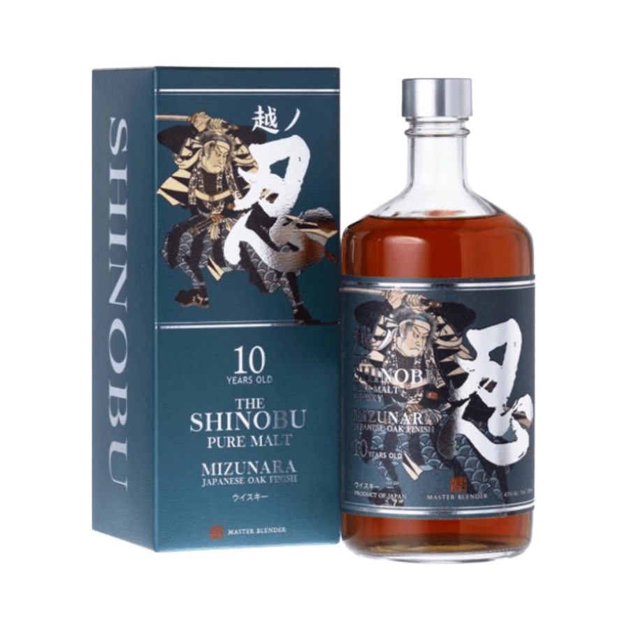 Rượu Whisky Nhật Shinobu 10 Year Old Pure Malt Mizunara Oak Finish