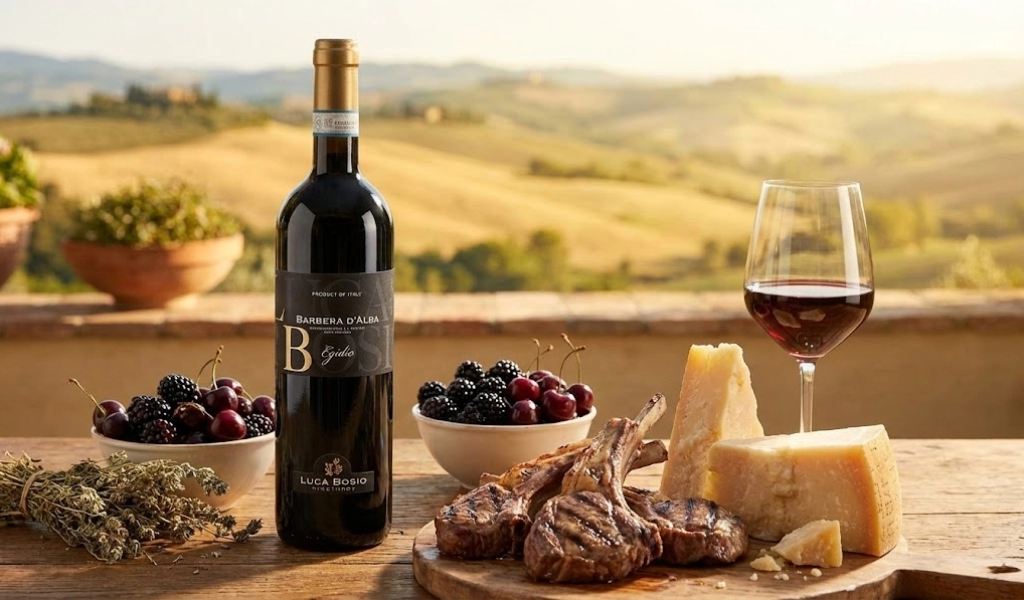 Rượu Vang Đỏ Ý Luca Bosio Barbera d'Alba DOC Egidio