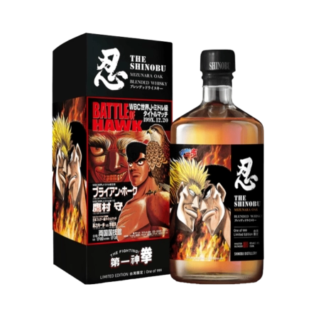 Rượu Whisky Nhật Shinobu Blended Mizunara Oak Finish - Hajime No Ippo Fifth Edition