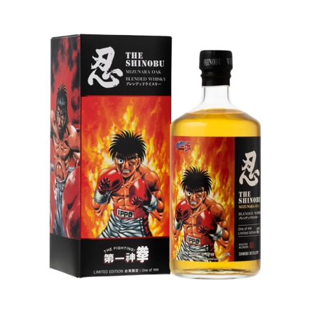 Rượu Whisky Nhật Shinobu Blended Mizunara Oak Finish - Hajime No Ippo Second Edition #2