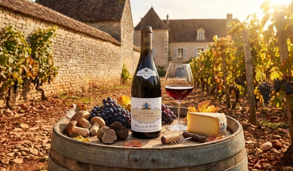 Rượu Vang Đỏ Pháp Albert Bichot Corton Grand Cru Clos des Marechaudes Monopole Domaine du Pavillon 2012
