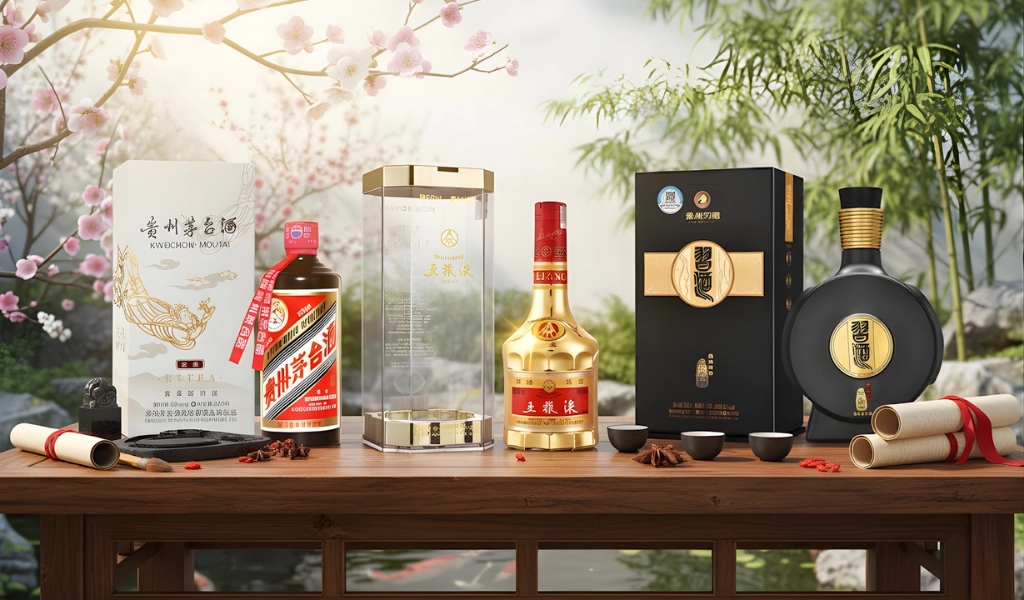 Rượu Trung Quốc Khắc Tên Trang Trọng