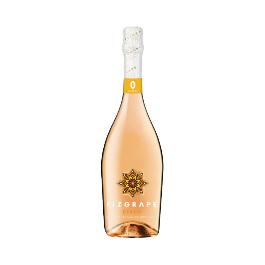 Rượu Sparkling Ý Fizgrape Peach Sparkling Alcohol Free
