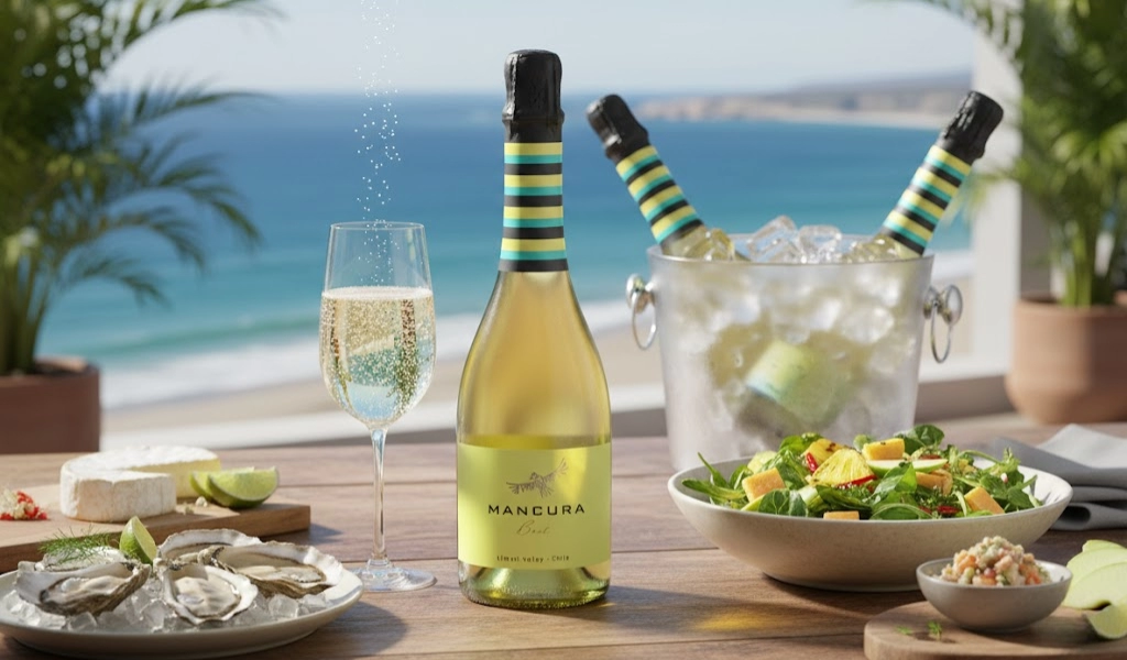 Sparkling Chile Mancura Brut Tươi Mát