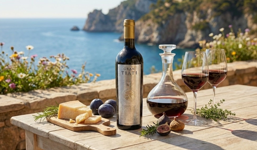 Rượu Vang Đỏ Ý Cantine Teanum Gran Tiati Gold Vintage 2012