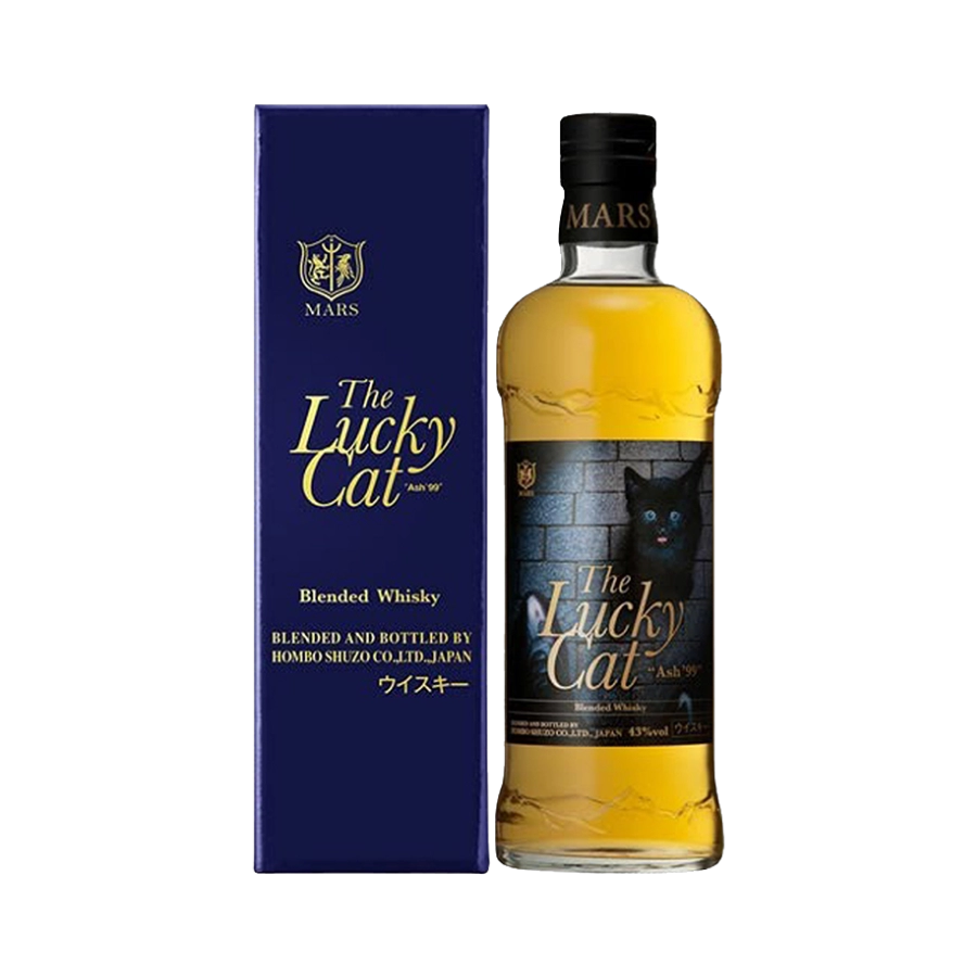 Rượu Whisky Nhật Mars The Lucky Cat 'Ash 99' Blended Whisky