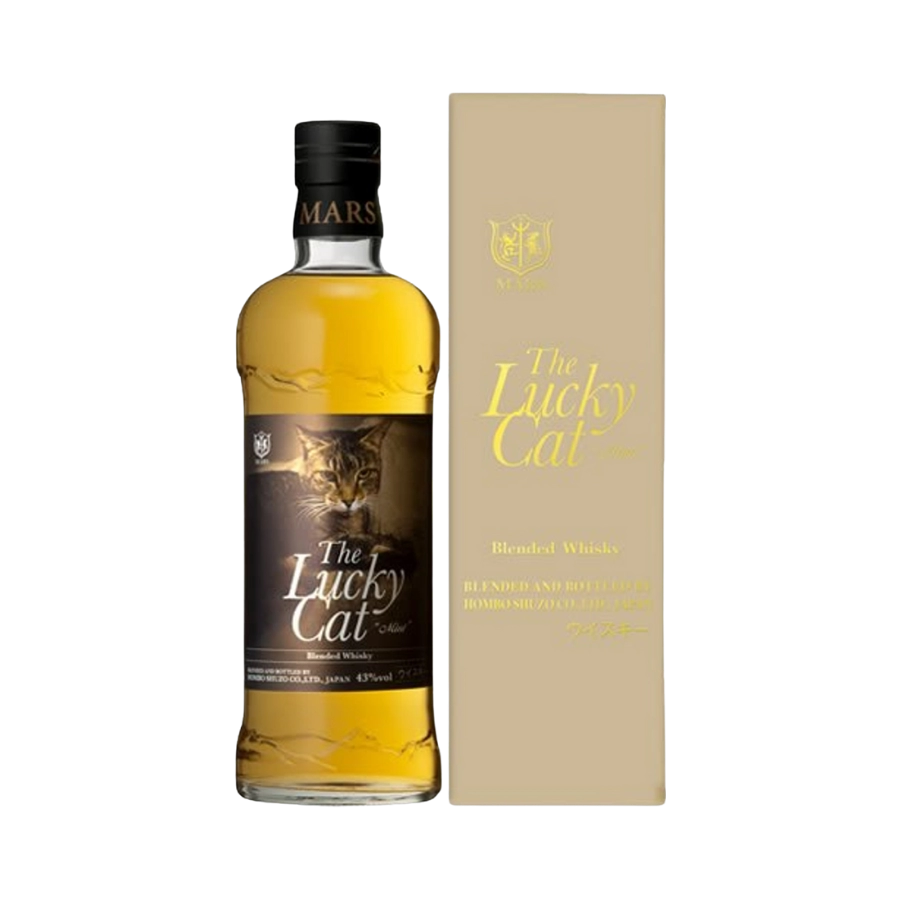 Rượu Whisky Nhật Mars The Lucky Cat 'Mint' Blended Whisky