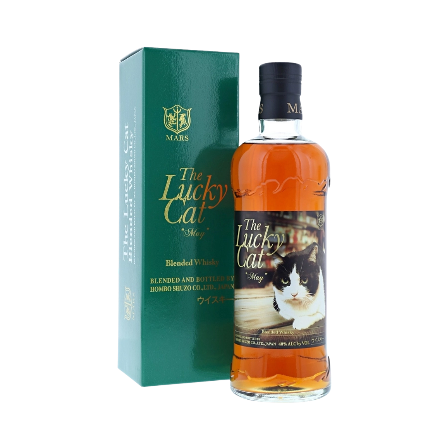 Rượu Whisky Nhật Mars The Lucky Cat 'May' Blended Whisky