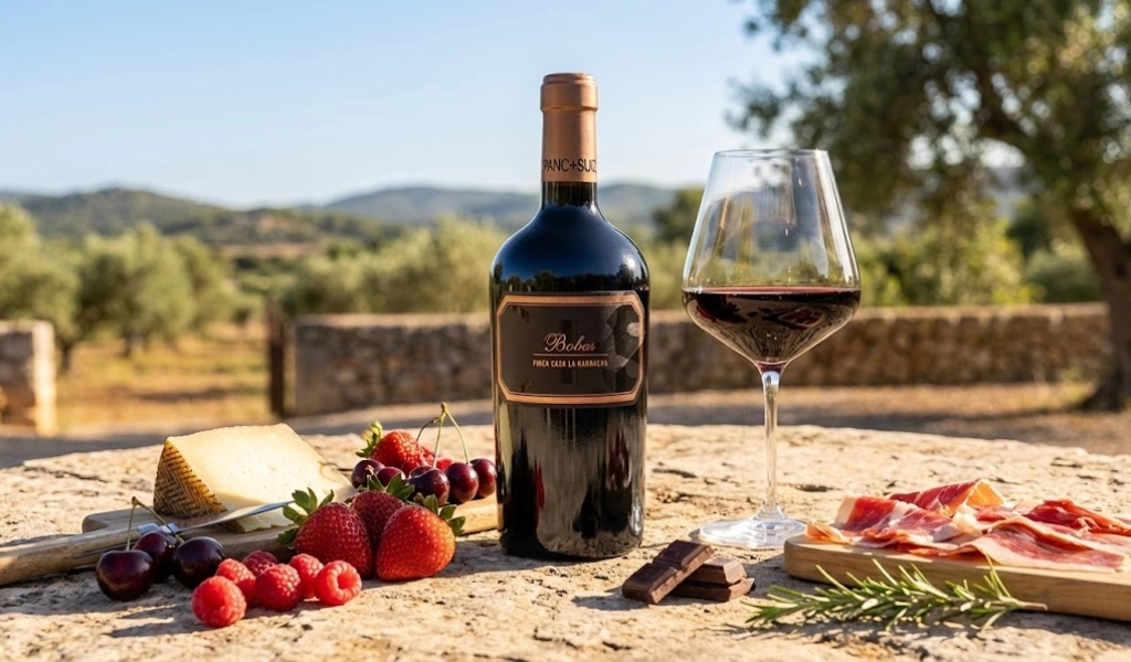Rượu Vang Đỏ Tây Ban Nha Hispano Suizas Bobos Finca Casa La Barracha