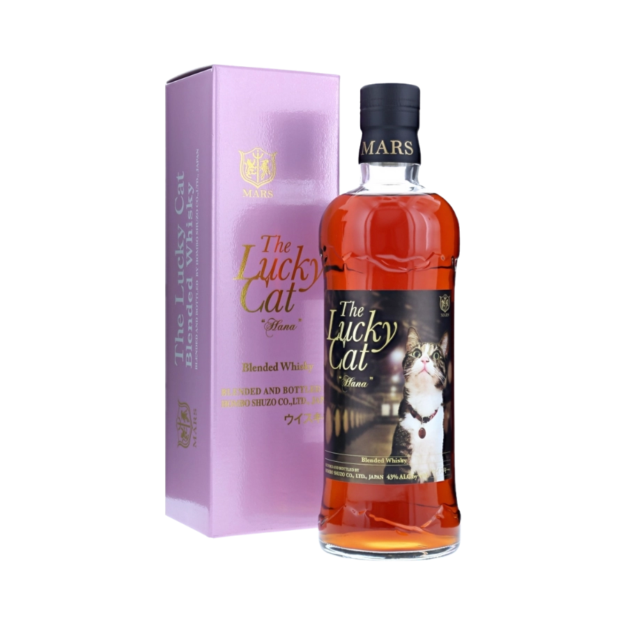 Rượu Whisky Nhật Mars The Lucky Cat 'Hana' Blended Whisky