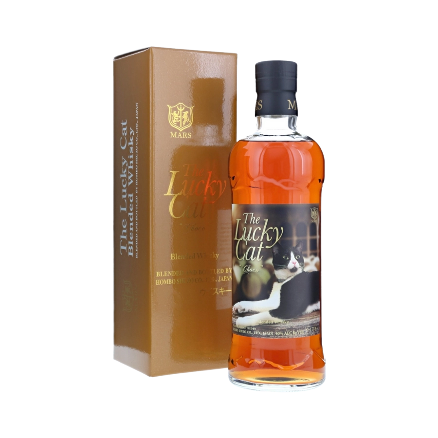 Rượu Whisky Nhật Mars The Lucky Cat 'Choco' Blended Whisky