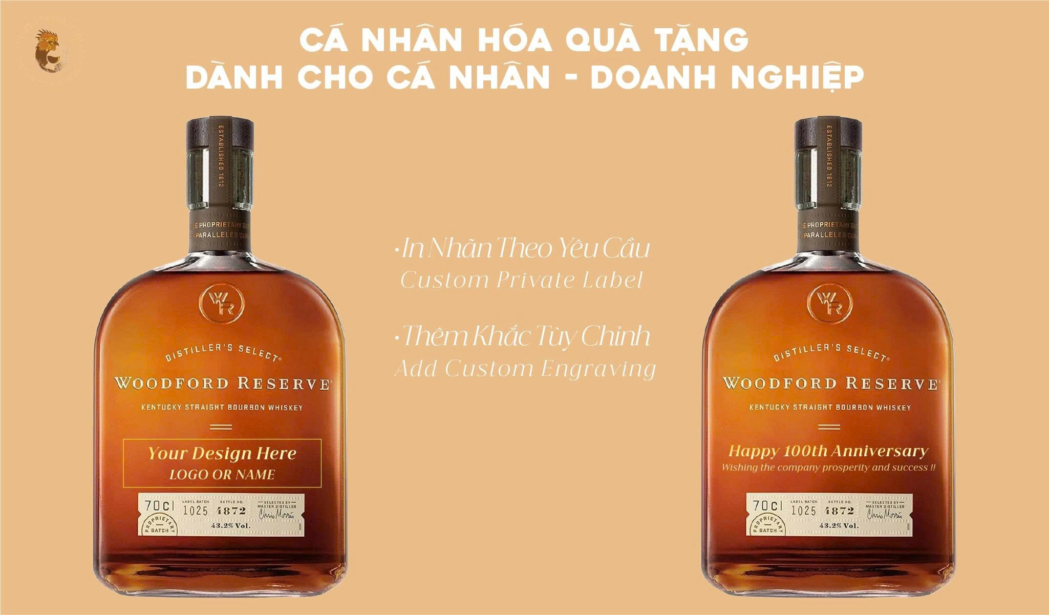 Cá Nhân Hóa Rượu Whisky