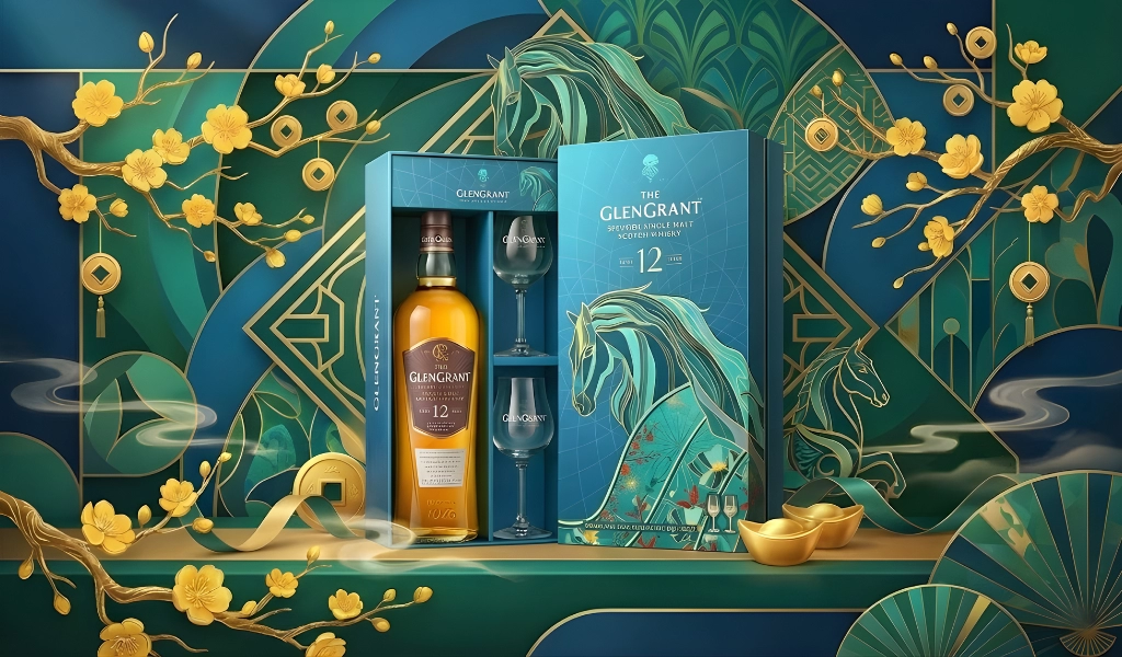 Whisky Glen Grant 12 Year Old Year Of Horse Hộp Quà Tết 2026