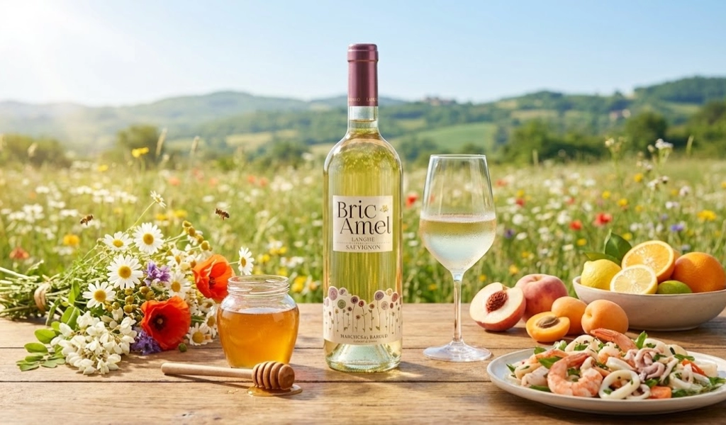 Rượu Vang Trắng Ý Bric Amel Bianco Marchesi Di Barolo Langhe DOC
