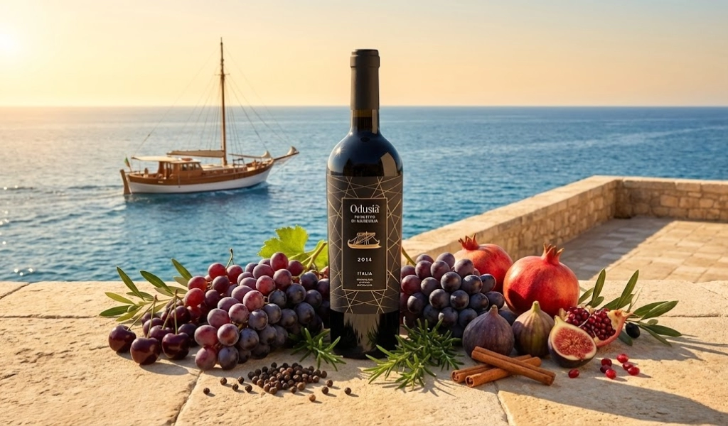 Rượu Vang Đỏ Ý Mottura Odusia Primitivo Di Manduria DOC