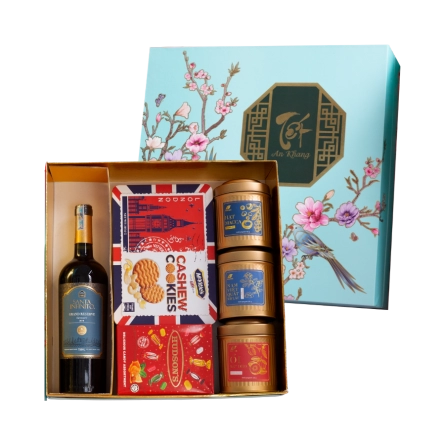 Rượu Vang Đỏ Santa Infinito Grand Reserve Carmenere Hộp Quà Tết 2026 Set Tết An Khang 3