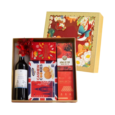 Rượu Vang Đỏ Úc Trentham Estate River Retreat Hộp Quà Tết 2026 Set Nghênh Sắc 1