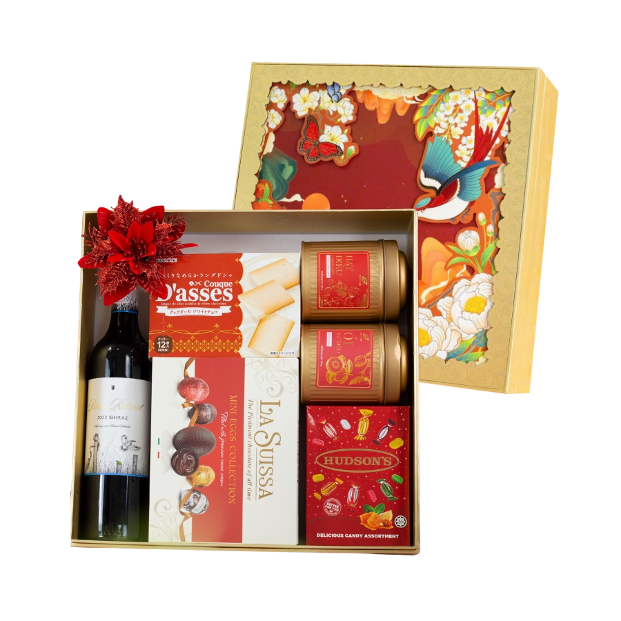 Rượu Vang Đỏ Úc Trentham Estate River Retreat Hộp Quà Tết 2026 Set Nghênh Sắc 2