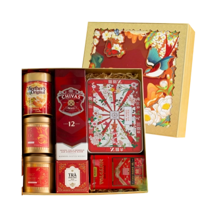 Rượu Whisky Chivas 12 Year Old Hộp Quà Tết 2026 Set Nghênh Sắc 7