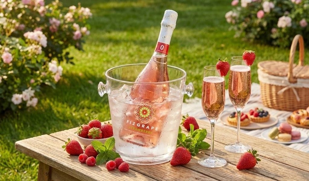 Fizgrape Strawberry Sparkling Alcohol Free
