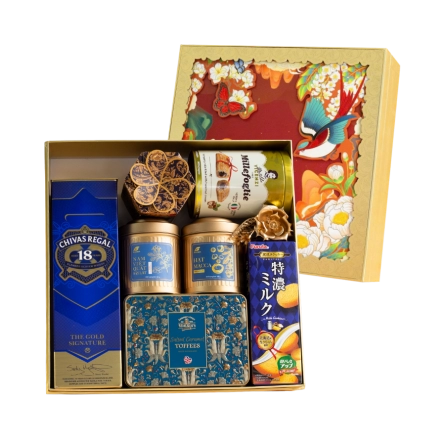Rượu Whisky Chivas 18 Year Old Hộp Quà Tết 2026 Set Nghênh Sắc 9