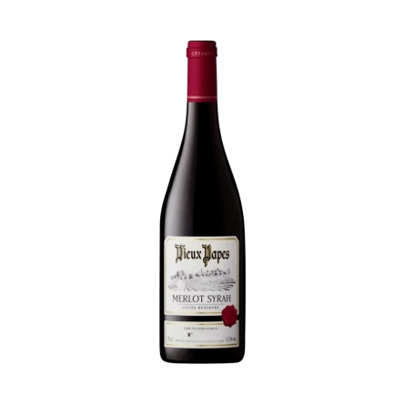 Rượu Vang Đỏ Pháp Vieux Papes Cuvee Reservee Merlot Syrah